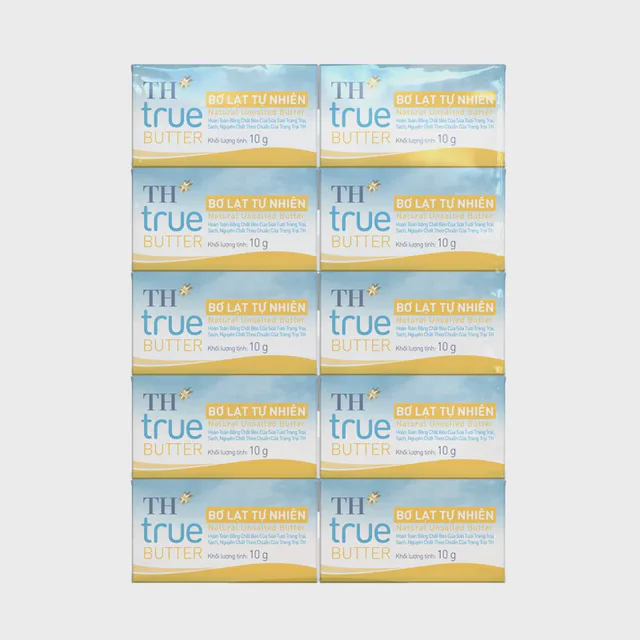 10 Gói Bơ lạt tự nhiên TH true BUTTER 10 g — TH true Đà Nẵng
