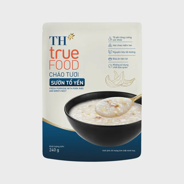 Cháo Tươi Sườn Tổ Yến TH true FOOD 240 g — TH true Đà Nẵng