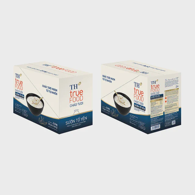 Hộp 10 Gói cháo Tươi Sườn Tổ Yến TH true FOOD 240 g — TH true Đà Nẵng