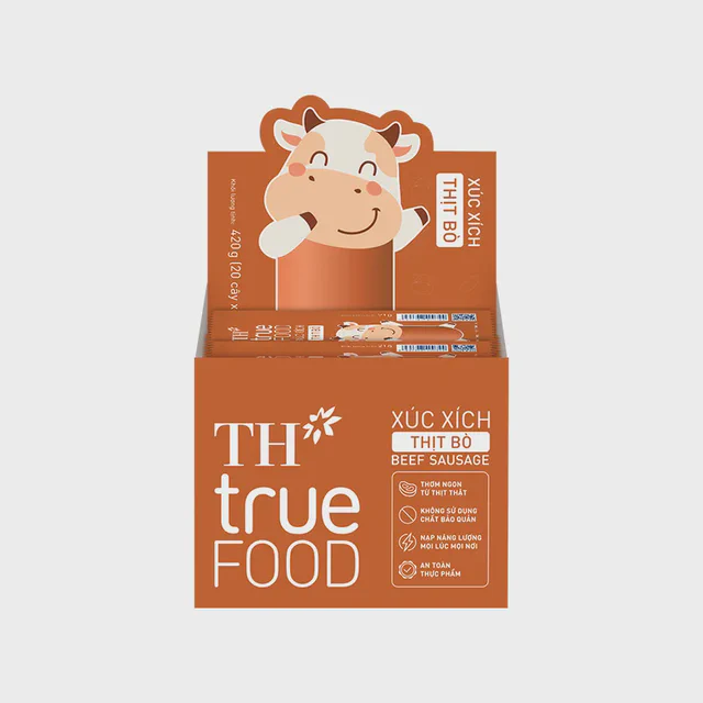 Hộp Xúc Xích Thịt Bò TH true FOOD 420 g — TH true Đà Nẵng