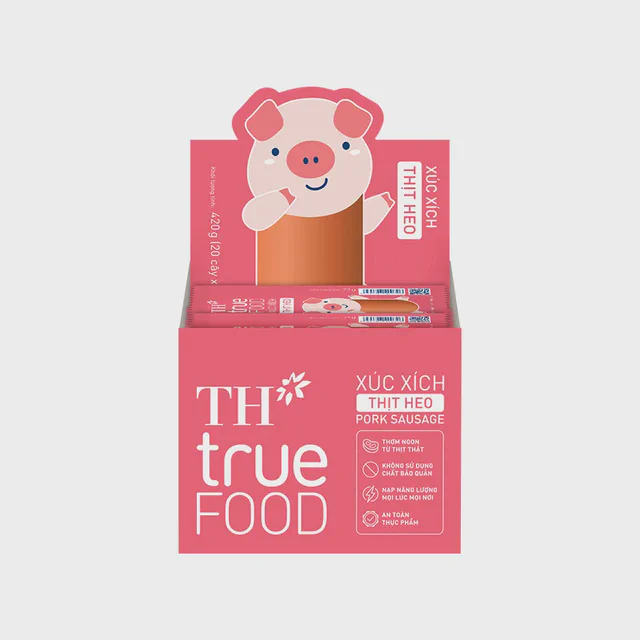 Hộp Xúc Xích Thịt Heo TH true FOOD 420 g — TH true Đà Nẵng