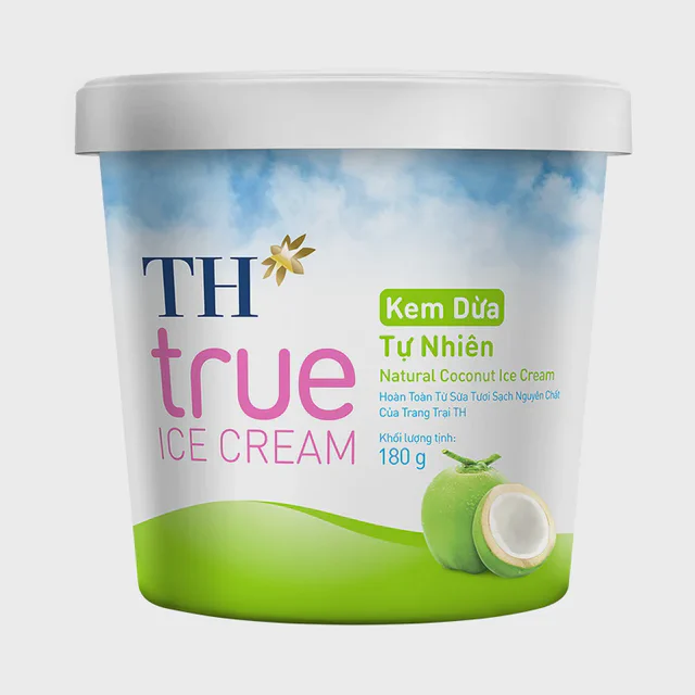 Kem Hộp Dừa Tự Nhiên 180 g — TH true Đà Nẵng