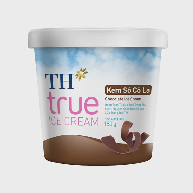 Kem Hộp Sô Cô La Nguyên Chất 180 g — TH true Đà Nẵng