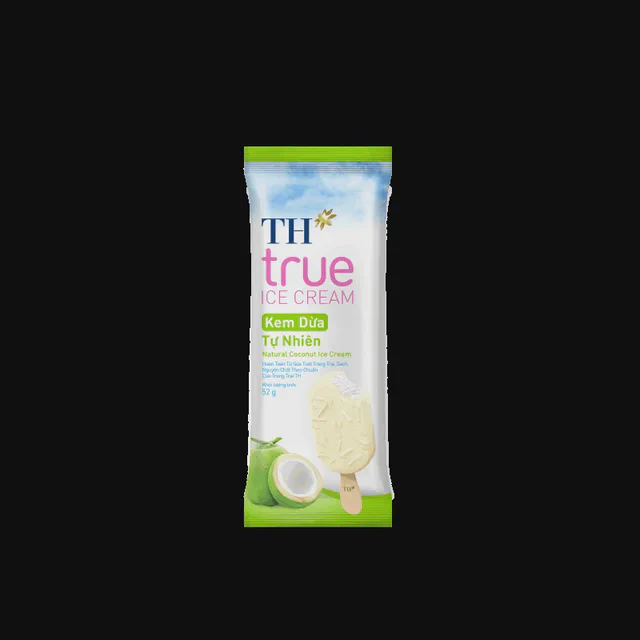 Kem Que Dừa Tự Nhiên TH true ICE CREAM 52 g — TH true Đà Nẵng