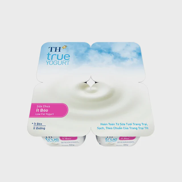 Lốc Sữa Chua Ăn Ít Béo TH true YOGURT 100 g — TH true Đà Nẵng