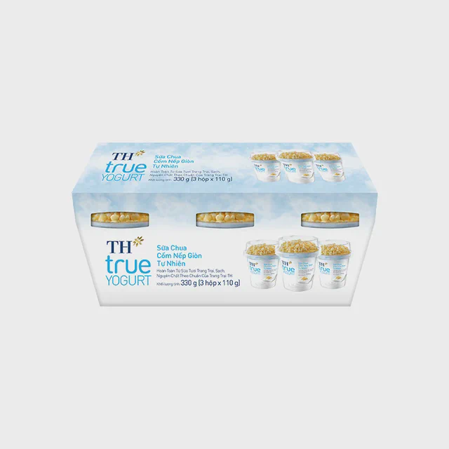 Lốc Sữa Chua Cốm Nếp Giòn Tự Nhiên TH true YOGURT — TH true Đà Nẵng