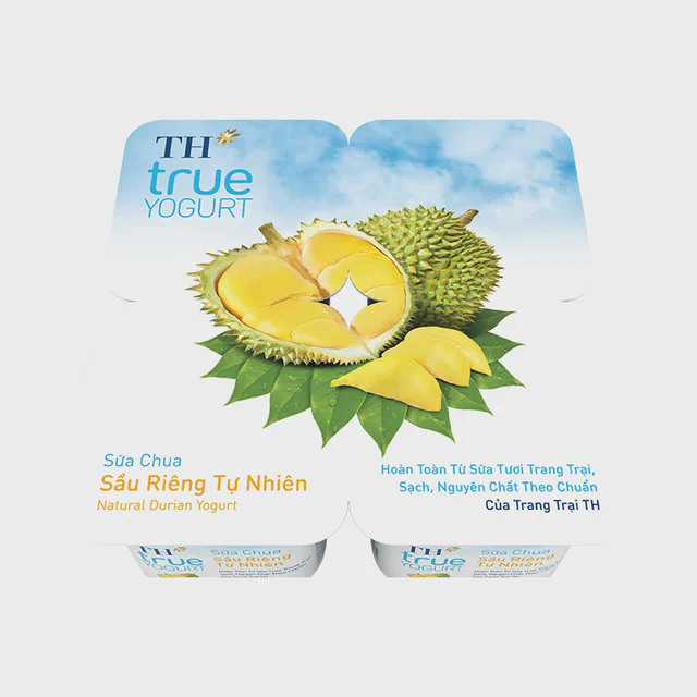 Lốc Sữa Chua Sầu Riêng Tự Nhiên 100 g — TH true Đà Nẵng