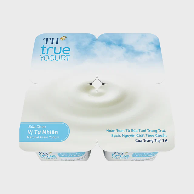 Lốc Sữa Chua Vị Tự Nhiên TH true YOGURT 100 g — TH true Đà Nẵng