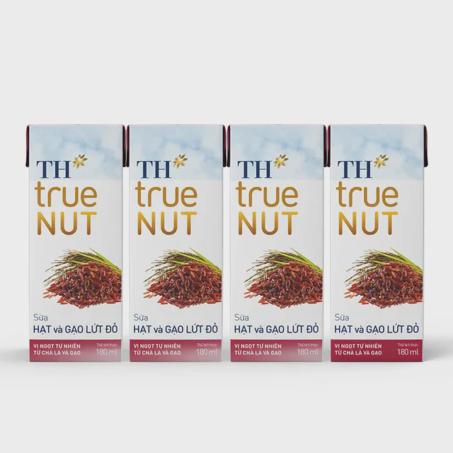 Lốc Sữa Hạt Và Gạo Lứt Đỏ TH true NUT 180 ml — TH true Đà Nẵng