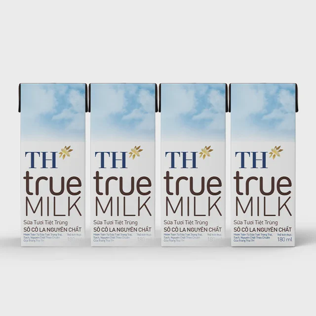 Lốc Sữa Tươi Tiệt Trùng Sô Cô La 180 ml — TH true Đà Nẵng