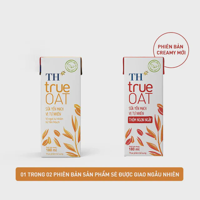 Lốc Sữa Yến Mạch Vị Tự Nhiên TH true OAT 180ml — TH true Đà Nẵng