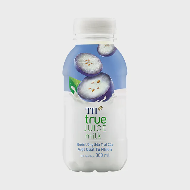 Nước uống sữa trái cây Việt Quất Tự Nhiên TH true JUICE milk 300ml — TH true Đà Nẵng