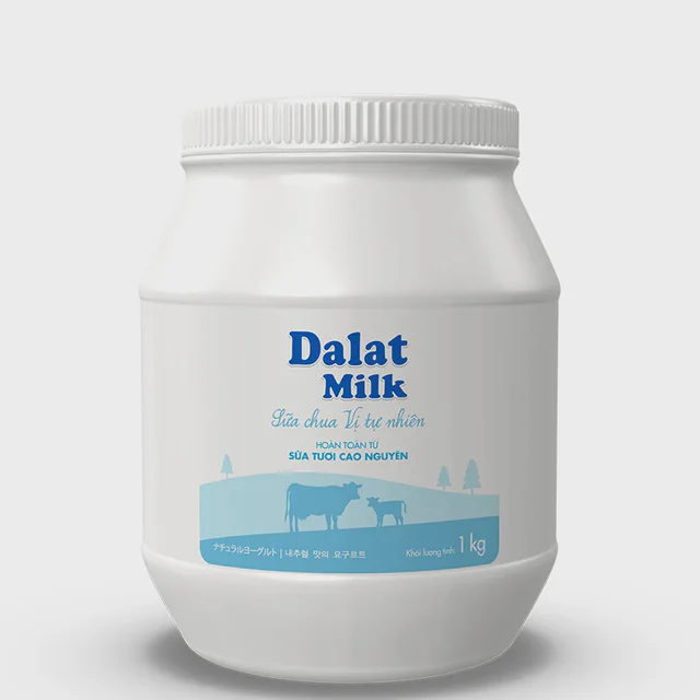 Sữa chua ăn Dalatmilk Tự nhiên 1kg — đại lý Dalatmilk Đà Nẵng