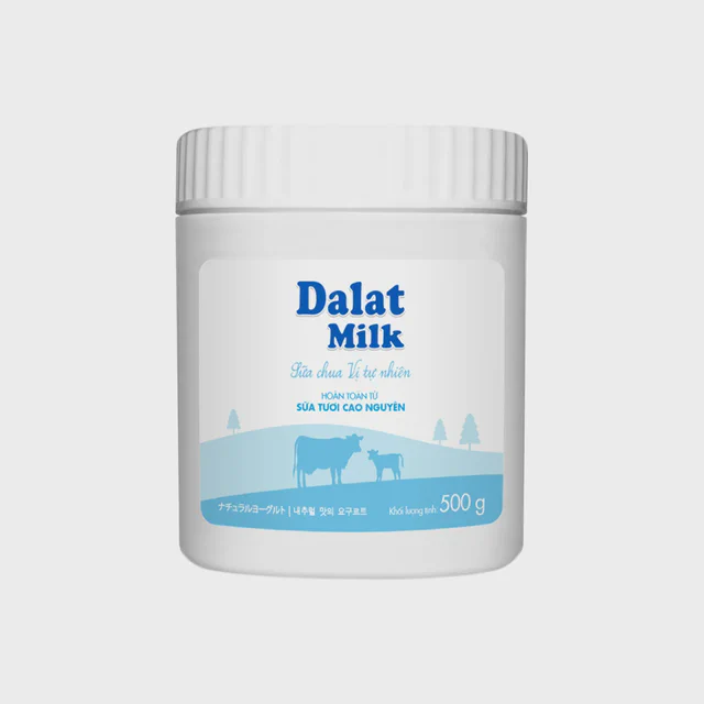 Sữa chua ăn Dalatmilk Tự nhiên 500g — đại lý Dalatmilk Đà Nẵng
