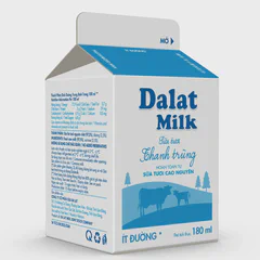 Sữa tươi thanh trùng Dalatmilk Ít Đường 180ml — Dalatmilk Đà Nẵng — ảnh 2