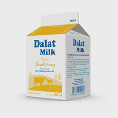 Sữa tươi thanh trùng Dalatmilk Hương Chuối 180ml — Dalatmilk Đà Nẵng — ảnh 3