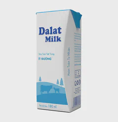 Sữa tươi tiệt trùng Dalatmilk Ít đường 180ml — Dalatmilk Đà Nẵng — ảnh 2