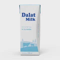 Sữa tươi tiệt trùng Dalatmilk Không đường 180ml — Dalatmilk Đà Nẵng — ảnh 2