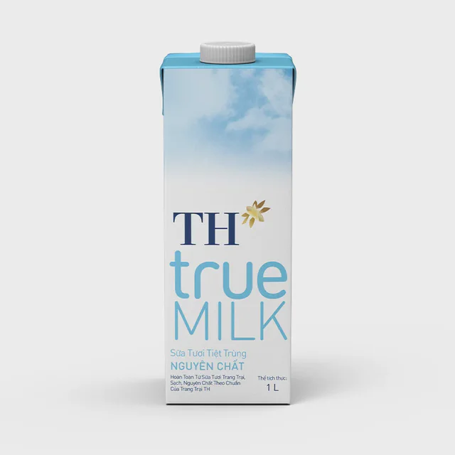 Sữa Tươi Tiệt Trùng Nguyên Chất 1 L — TH true Đà Nẵng