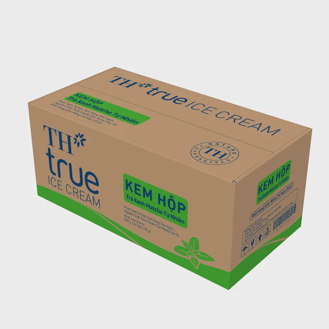 Thùng 16 Hộp Kem Hộp Trà Xanh Matcha Tự Nhiên 50 g — TH true Đà Nẵng