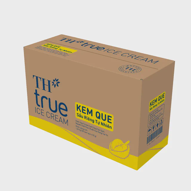 Thùng 20 Que Kem Que Sầu Riêng TH true ICE CREAM 52 g — TH true Đà Nẵng
