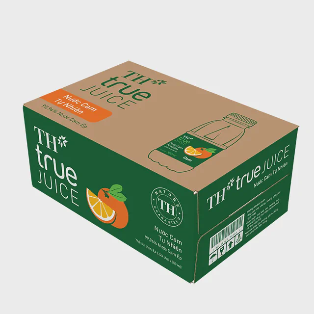 Thùng 24 Chai Nước Cam Tự Nhiên TH true JUICE 350 ml — TH true Đà Nẵng