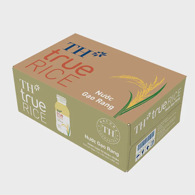 Thùng 24 Chai Nước Gạo Rang TH true RICE 300 ml — TH true Đà Nẵng