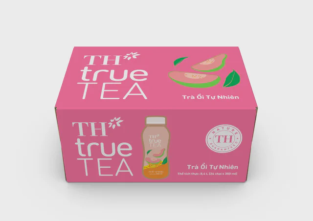 Thùng 24 Chai Trà Ổi Tự Nhiên TH true TEA 350 ml — TH true Đà Nẵng
