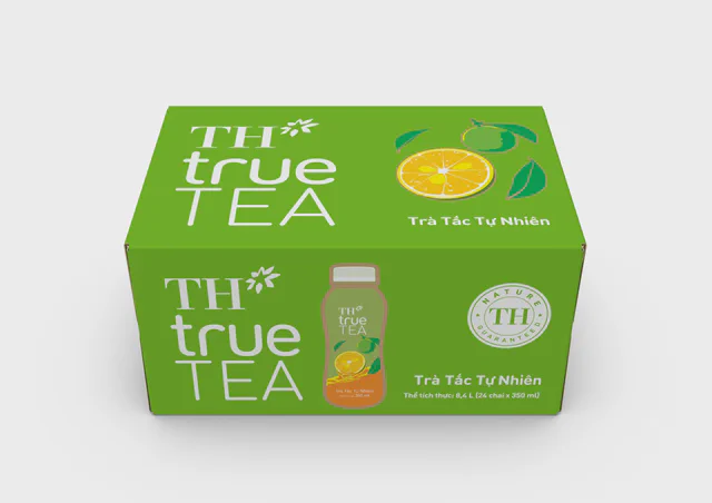 Thùng 24 Chai Trà Tắc Tự Nhiên TH true TEA 350 ml — TH true Đà Nẵng