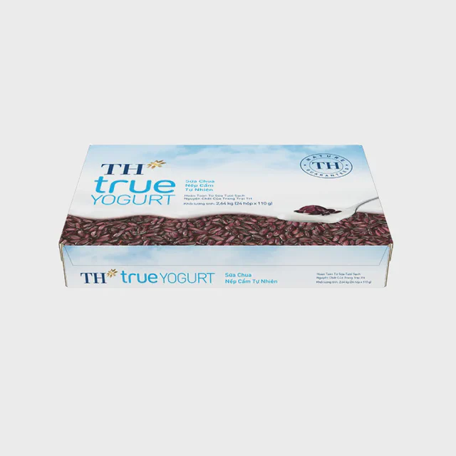 Thùng 24 Hũ Sữa Chua Nếp Cẩm Tự Nhiên TH true YOGURT 110g — TH true Đà Nẵng
