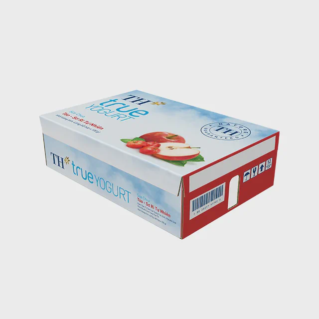 Thùng 48 Hộp Sữa Chua Ăn Táo Sơ Ri TH true YOGURT 100g — TH true Đà Nẵng