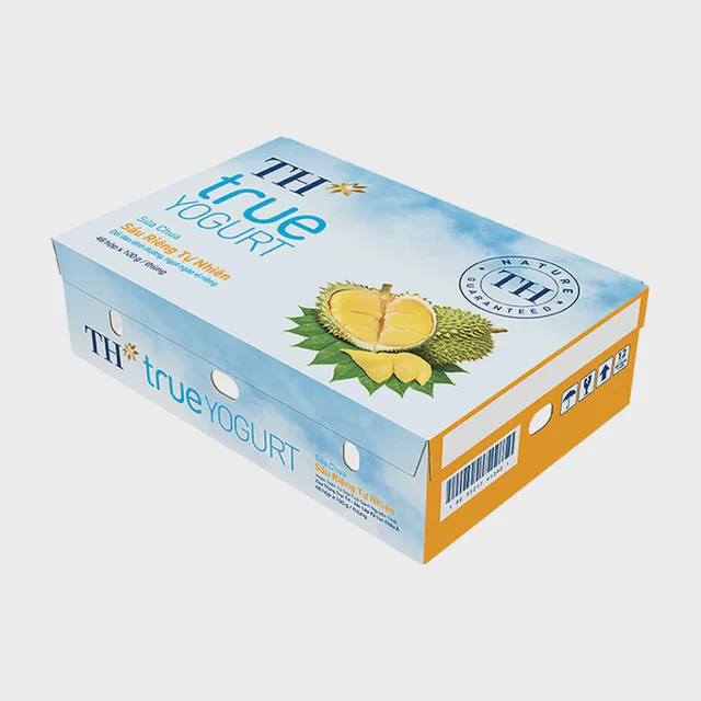 Thùng 48 Hộp Sữa Chua Sầu Riêng Tự Nhiên 100 g — TH true Đà Nẵng