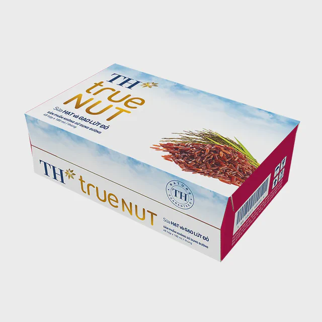 Thùng 48 Hộp Sữa Hạt Và Gạo Lứt Đỏ TH true NUT 180 ml — TH true Đà Nẵng