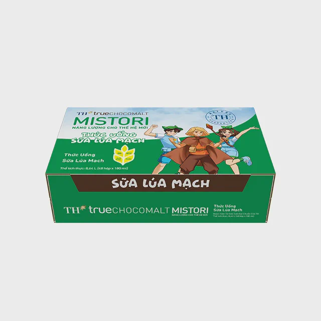 Thùng 48 Hộp Sữa Lúa Mạch TH true CHOCOMALT MISTORI 180 ml — TH true Đà Nẵng