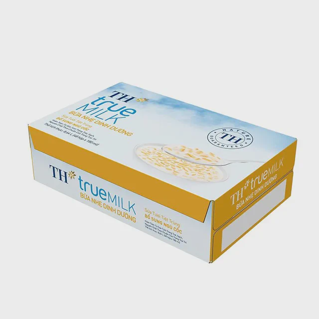 Thùng 48 Hộp Sữa Tươi Tiệt Trùng Bổ Sung Ngũ Cốc TH true MILK 180ml — TH true Đà Nẵng