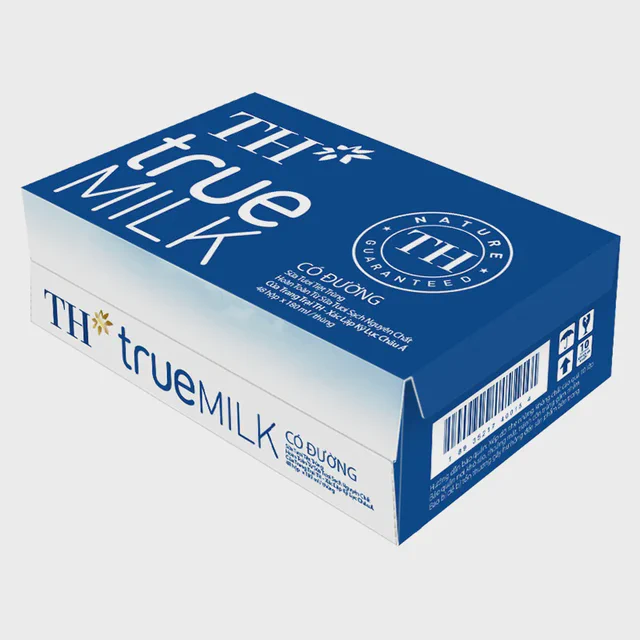 Thùng 48 Hộp Sữa Tươi Tiệt Trùng Có Đường 180 ml — TH true Đà Nẵng