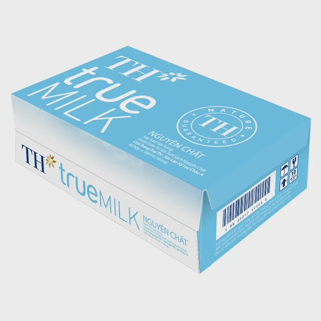 Thùng 48 Hộp Sữa Tươi Tiệt Trùng Nguyên Chất 180 ml — TH true Đà Nẵng