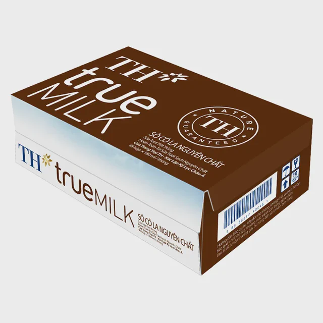 Thùng 48 Hộp Sữa Tươi Tiệt Trùng Sô Cô La 180 ml — TH true Đà Nẵng