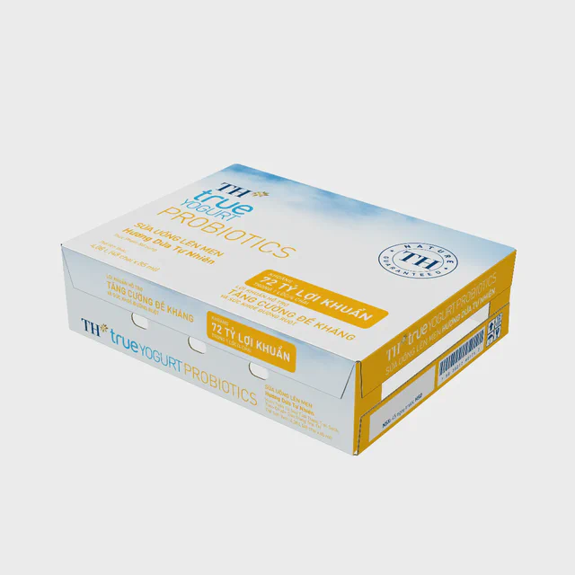 Thùng 48 hộp Sữa Uống Lên Men Hương Dứa Tự Nhiên TH true YOGURT PROBIOTICS 85 ml — TH true Đà Nẵng