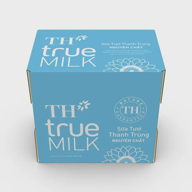 Thùng 6 Hộp Sữa Tươi Thanh Trùng Nguyên Chất TH true MILK 950 ml — TH true Đà Nẵng