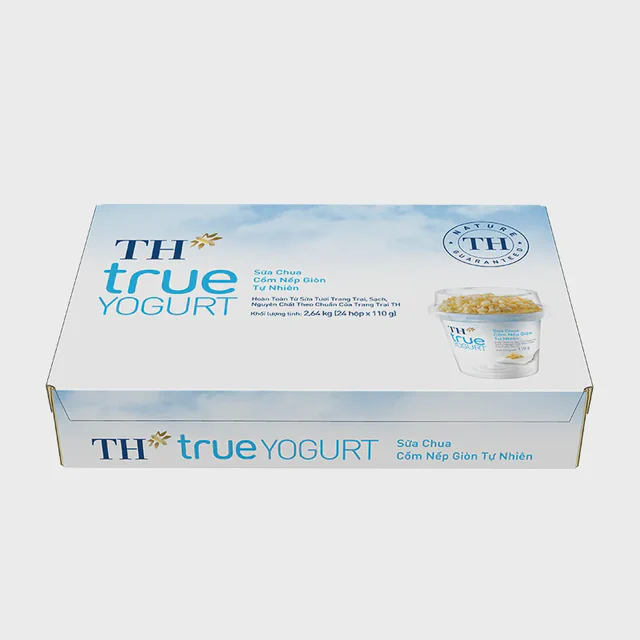 Thùng Sữa Chua Cốm Nếp Giòn Tự Nhiên TH true YOGURT — TH true Đà Nẵng