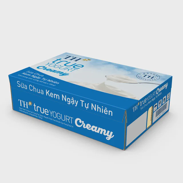 Thùng Sữa Chua Kem Ngậy Tự Nhiên TH true YOGURT Creamy 100 g — TH true Đà Nẵng