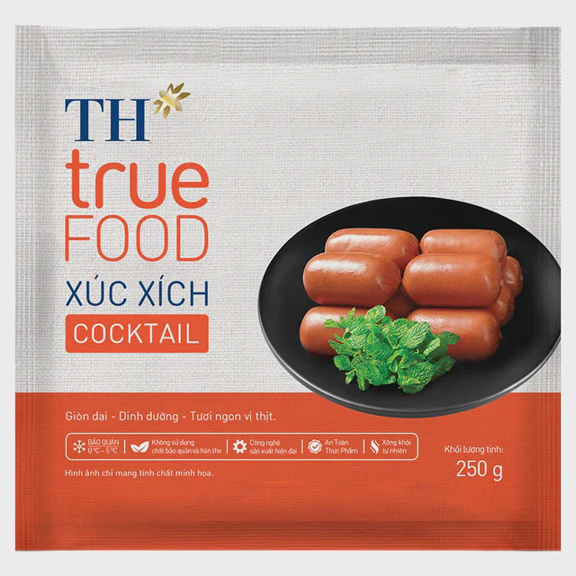Xúc Xích Cocktail TH true FOOD 250 G — TH true Đà Nẵng