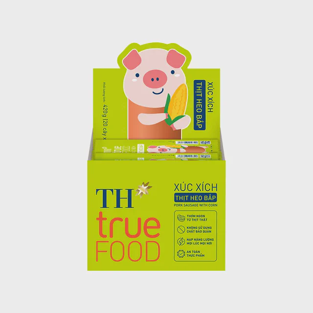 Xúc Xích Thịt Heo Bắp TH true FOOD 420 g — TH true Đà Nẵng