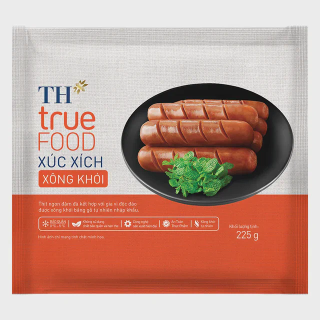 Xúc Xích Xông Khói TH true FOOD 225 g — TH true Đà Nẵng